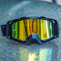 Lunettes de moto rétro SCOHIROWORK pour sports de plein air - Masque de casque de route, lunettes de cyclisme et de moto
