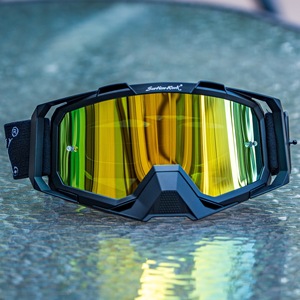 Gafas de Motocicleta Retro SCOHIROWORK, Gafas Deportivas para Exteriores, Máscara para Casco, Gafas de Ciclismo y Motociclismo - Product Image 1