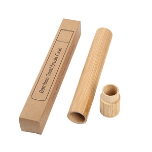 Bamboo <strong>Toothbrush</strong> <strong>Travel</strong> Holder <strong>case</strong> with Cover - Product Image 1
