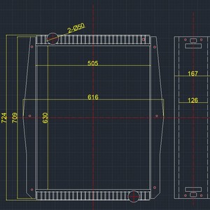 Radiador para Tractores Claas, Modelos Arion 620C/630C/640/510, 620, 630, 650, 510 - Product Image 3
