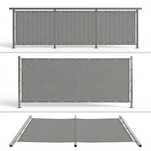 <span class=keywords><strong>Malla</strong></span> de Privacidad para Exteriores de HDPE Resistente, Protección Solar Anti-UV, Pantalla Cuadrada, Varios Colores GSM Disponibles para Decoración de Piscinas, Patios y Cercas - Product Image 3
