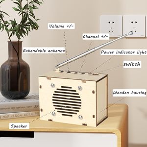 ชุดประกอบวิทยุ FM ของคุณเองแบบ OEM ของเล่นเสริมทักษะการประกอบ ชุด STEM สำหรับเด็ก ชุดโครงการวิทยาศาสตร์สำหรับเด็ก - Product Image 2