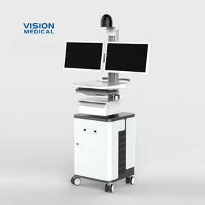 Chariot médical de télémédecine, chariot mobile, moniteur médical blanc, système de télémédecine, chariot d'ordinateur, 10 pièces - Product Image 1