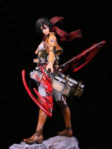 Anime Attack on Titan Capitán Levi Mikasa Ackerman Modelo DE ACCIÓN Figura de PVC para colección de fanáticos - Product Image 2