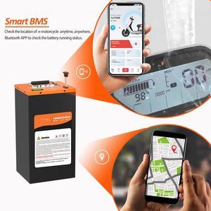 工場卸売ディープサイクル電動スクーターリチウムイオン48V 60V 72Vバッテリーパック30ah 40ah 50ah 60ah 70ah 80ah 100ah Citycoco Lifepo4 - Product Image 2