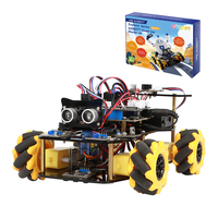 ACEBOTT, Kit de Robot Educativo STEM Hecho en China, Control por Voz, ESP32 4WD, DIY, Programación en Python, Kit de Robot Electrónico para Niños, Compatible con Arduino