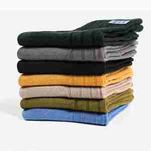 <span class=keywords><strong>Chaussettes</strong></span> en <span class=keywords><strong>cachemire</strong></span> tricotées, Logo personnalisé de haute qualité, <span class=keywords><strong>chaussettes</strong></span> thermiques en laine pour hommes - Product Image 2