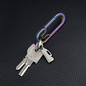 Couteau de poche pliable mini en alliage de titane, acier 7Cr, petit couteau utilitaire EDC pour ouvrir les colis, usage au bureau et en extérieur - Product Image 3