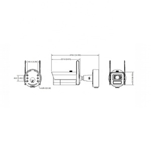 IDS-2CD7A46G2-IZHSY(6-132mm Lens) 4MP 25X Optical Zoom Moto Varifocal Waterproof NEMA 4X Bullet <b>Camera</b>(No Logo Version) - Product Image 2