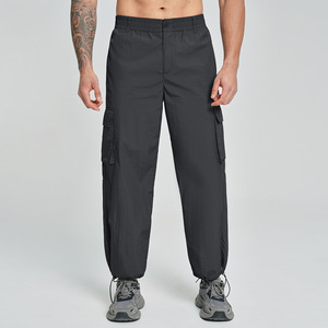Men's Cargo Pants Made Of Renewable <b>Fabric</b> Elastic Waistband Multiple Pockets Lightweight Quick-drying Casual Style Summer - Product Image 6