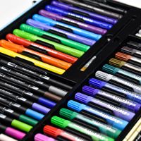 Art Supply 156Pcs Papeterie Set Pour Enfants Stylo Et Crayon Crayon Aquarelle Peinture Pinceaux Enfants Art Set Pour Cadeau