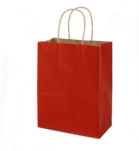 Nouvelle tendance sac à provisions Kraft avec poignées accessoires de mode pour les collations alimentaires emballage à emporter - Product Image 2