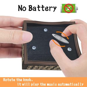 Caja Musical Antigua de Manivela con Sonido Personalizado, Hermoso Regalo de Graduación, Ideal para Regalos Conmemorativos, al Mejor Precio - Product Image 3