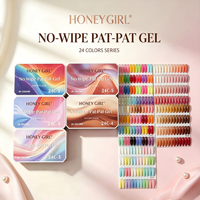 HONEY GIRL Gel UV Liquide Ombré 24 Grilles Végétalien Écologique Longue Durée Sans Résidu pour Nail Art et Salons