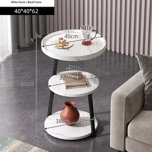 Home Hotel leggero di lusso a tre piani <span class=keywords><strong>tavolino</strong></span> da <span class=keywords><strong>salotto</strong></span> di piccole dimensioni <span class=keywords><strong>divano</strong></span> accanto al <span class=keywords><strong>tavolino</strong></span> da caffè ad angolo nordico - Product Image 3