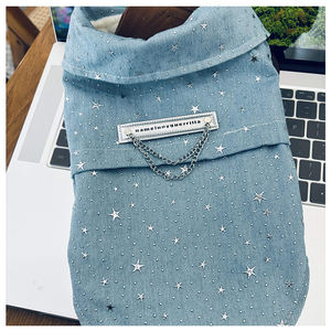 Oferta de Primavera y Otoño: Ropa para Mascotas con Forro Polar Estilo Vaquero <span class=keywords><strong>Danny</strong></span>, Ropa de Poliéster para Perros y Gatos al por Mayor para Actividades al Aire Libre y Ocio en el Parque - Product Image 1