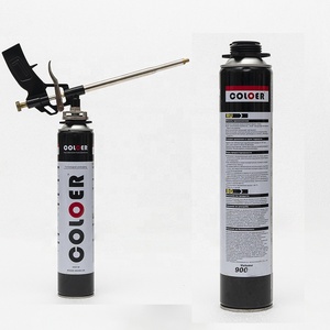 Polyurethane phun bọt cách nhiệt một thành phần gắn kết xây dựng dính rơm kép sử dụng PU bọt xốp - Product Image 1