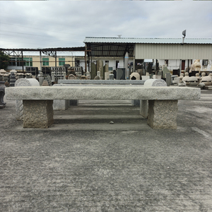 Meubles de jardin, chaises pour la maison, la cour et l'école, bancs et tabourets modernes en pierre de granit naturelle sculptée, bancs de paysage - Product Image 5