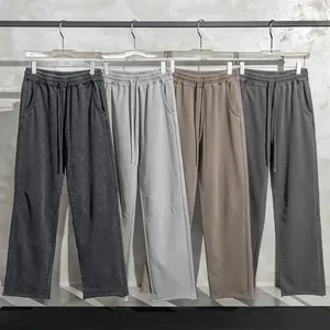 Streetwear Jogger Blank Puff Impressão Alta Qualidade Flair Heavyweight Custom Flared Sweatpants Homens