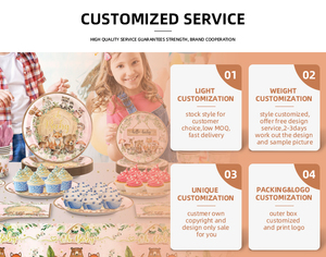 مجموعة تزيين سطح المكتب لحفلات عيد الميلاد من شركة تصنيع المعدات الأصلية تصميم ندفة الثلج باللون الأحمر والأسود متقلب - Product Image 6