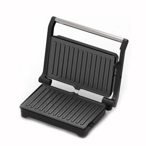 Machine à griller les steaks 110V 220V, surface de cuisson antiadhésive, appareil électrique à panini et sandwichs, gril plat pour le petit-déjeuner et les steaks - Product Image 3