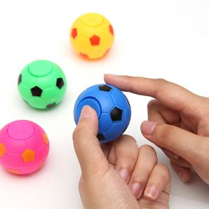 Mini balles de football Fidget Spinner, gyroscopes de doigt anti-stress, jouets Fidget pour les cadeaux de fête des enfants et le divertissement quotidien - Product Image 1
