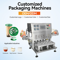 Machine de scellage thermique semi-automatique de bureau 8 tasses pour condiments, produits chimiques quotidiens et gobelets en plastique – Offre Spéciale