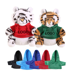 Peluche <span class=keywords><strong>Tigre</strong></span> con Logo Stampato, Giocattolo Morbido Personalizzato all'Ingrosso, Animale Selvatico Cartoon con Maglietta - Product Image 3