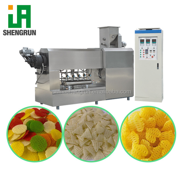 New Stainless Steel 2D 3D Pellet Chips Food Extruder 3d Pellet Snack Machine Food Extruders Production Line