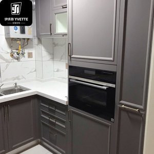 Mobili da <span class=keywords><strong>Cucina</strong></span> Moderni Modulari Direttamente dalla Fabbrica, Armadietti <span class=keywords><strong>a</strong></span> Parete in Melammina MDF, Montaggio Completo per Installazione di Tutta la <span class=keywords><strong>Cucina</strong></span> - Product Image 6