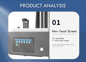 Dazzle-impresora 3D Dazz de gran tamaño, 293x165x300mm, 4K, <span class=keywords><strong>LCD</strong></span>, figura de impresora 3D, clínica Dental, máquina de impresión de resina UV - Product Image 2