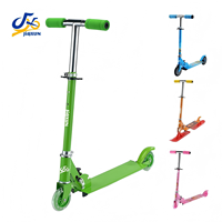 Prix bas, luge à pied en acier 2 en 1 pour enfants, planche à ski pliable, scooter à 3 roues, route enneigée, jouet pour enfant réglable, sports d'hiver