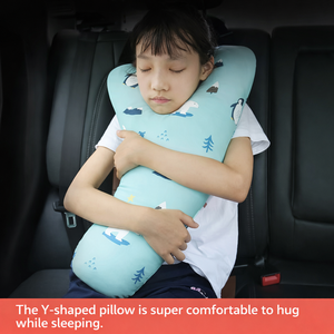 Coussin de tête de siège auto pour enfants, oreiller de nuque et d'épaule pour siège arrière, accessoire de voiture - Product Image 2