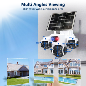 YAHONG 12MP V380 Pro Solar Powered Draadloze <span class=keywords><strong>4G</strong></span> <span class=keywords><strong>WiFi</strong></span> CCTV <span class=keywords><strong>Camera</strong></span> met Afstandsbediening en 4mm Lens - Product Image 3