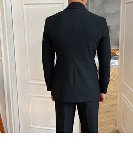 <span class=keywords><strong>Costume</strong></span> Homme <span class=keywords><strong>Sur</strong></span> <span class=keywords><strong>Mesure</strong></span> de Haute Qualité, Vêtement d'Extérieur Professionnel, Nouvelle Tendance Mode Automne, <span class=keywords><strong>Costume</strong></span> Noir pour <span class=keywords><strong>Mariage</strong></span> et Banquet - Product Image 5
