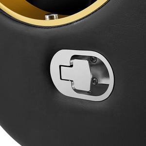 Ghế Tạo Kiểu Salon Cổ Điển Màu Đen Và Vàng Ghế Bơm Lớn Ghế Thẩm Mỹ Cho Nữ Ghế Cắt Tóc Tất Cả Ghế Nằm - Product Image 6