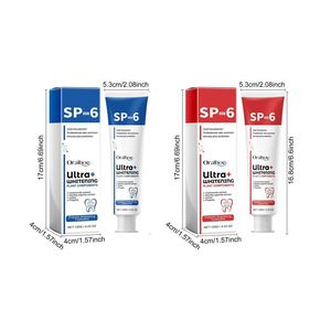 ORALHOE Vente en gros Marque privée 120G Soin des gencives Haleine fraîche Nettoyage des dents Probiotiques SP-6 Dentifrice blanchissant <span class=keywords><strong>pour</strong></span> les dents - Product Image 3