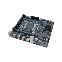 Carte mère de bureau AM4 neuve d'usine OEM X99 DDR3/DDR4 4 emplacements SATA, carte graphique intégrée Realtek LAN double canal, garantie 3 ans