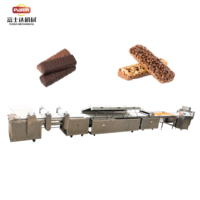 Ligne de production de barres chocolatées aux céréales FSD en état neuf, machine à fabriquer des barres énergétiques, machine à enrober de chocolat