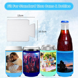 Faible MOQ/OEM, Manchons isothermes en mousse pour canettes et bouteilles de bière de 12 oz, personnalisables avec logo, pour sublimation - Product Image 2