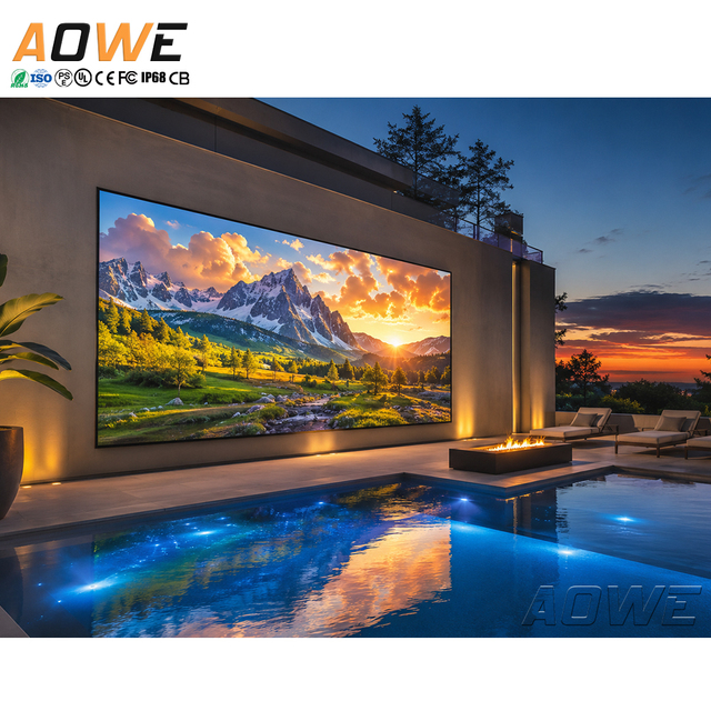 AOWE High Brightness P4 P6 P8 P10 Outdoor Advertising Digital Pantallas Swimming Pool Led Billboard 3D HD Naked Billboard