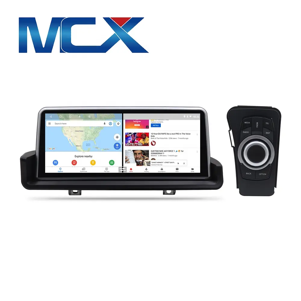 Mcx 10.25 "64Gb 32Gb E90 Android Navigatie Touch Screen Radio Dvd Multimedia Speler Voor Bmw E90 E91 e92 E93 3 Serie 2006 2011