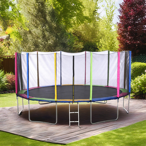 Zoshine özelleştirilebilir Unisex elastik Bungee polipropilen plastik köpük Commercial ticari ev için açık trambolin koruyucu Net - Product Image 1