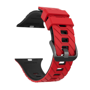 Bracelet de montre en silicone bicolore excellent, étanche et respirant, accessoires pour <span class=keywords><strong>Apple</strong></span> <span class=keywords><strong>Watch</strong></span> Series <span class=keywords><strong>7</strong></span> 41 mm - Product Image 6