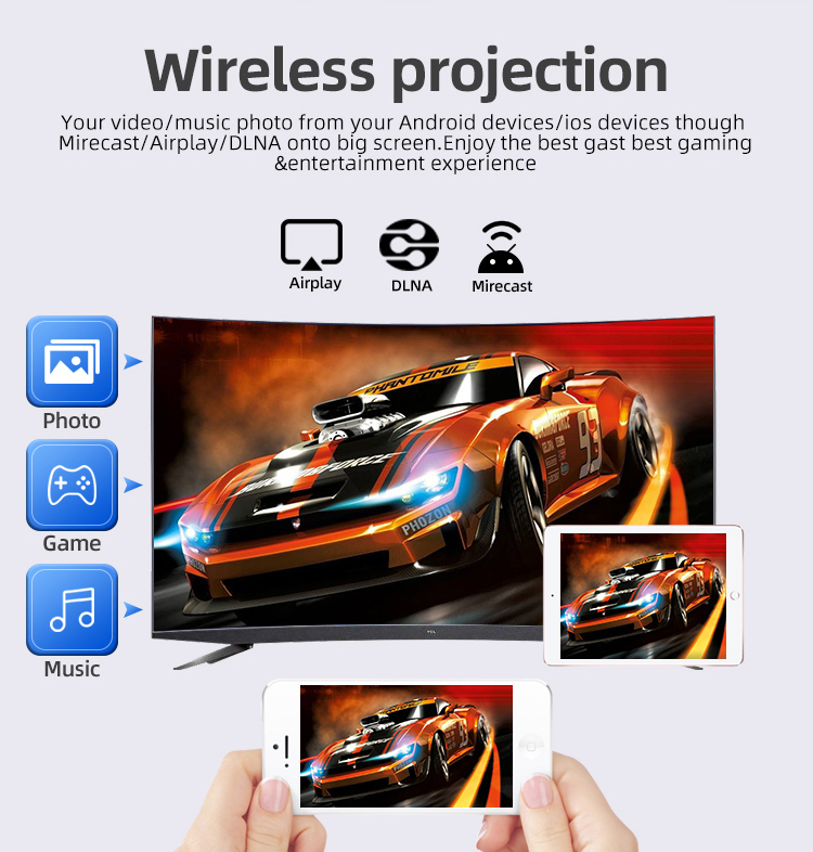 Mini Android TV Box receptor de U8 mini 2g 16g Android 9,1 Smart TV Box 4K OTA función Set Top Box