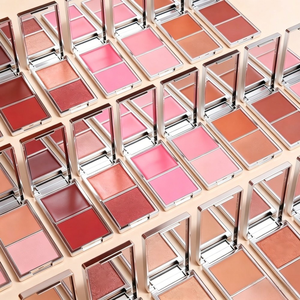Palette <span class=keywords><strong>Blush</strong></span> Duo in Crema e Polvere con Etichetta Privata, 11 Nuove Tonalità, Finitura Opaca e Luminosa, Lunga Durata, 2 in 1, Palette <span class=keywords><strong>Blush</strong></span> Rosa per il Viso - Product Image 5