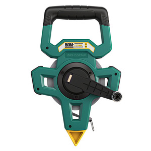 Xách tay ABS Nylon Tape đo màu xanh lá cây với khung thép <span class=keywords><strong>Metric</strong></span> 30m 50m 100m Hệ thống đo lường - Product Image 1