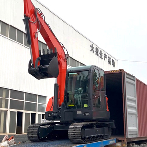 Excavatrice hydraulique sur chenilles d'occasion certifiée CE, 6 tonnes, avec grappin à bois et brise-roche, moteur diesel EPA, capacité de 8 à 9 tonnes - Product Image 3