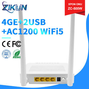ZIKUN ZC-500W FTTH WiFi 5 ONU 4 พอร์ต Gigabit Ethernet ไร้สายแบบดูอัลแบนด์ รองรับ OMCI TR069 สำหรับการจัดการ - Product Image 6