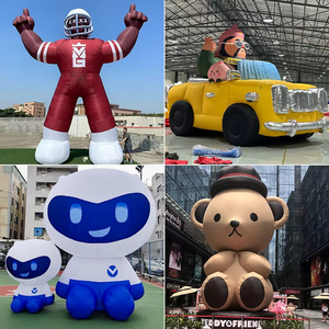 Precio de fábrica, <span class=keywords><strong>muñecas</strong></span> <span class=keywords><strong>inflables</strong></span> de dibujos animados, publicidad, personaje inflable, modelo Animal, mascota de dibujos animados de gran tamaño para Decoración - Product Image 1